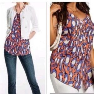 CAbi Isla Tank Cami Animal Print 5040 Sz Medium